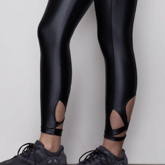 NWT Good American LIQUID CROSS-OVER LEGGING - Picture 3 of 5